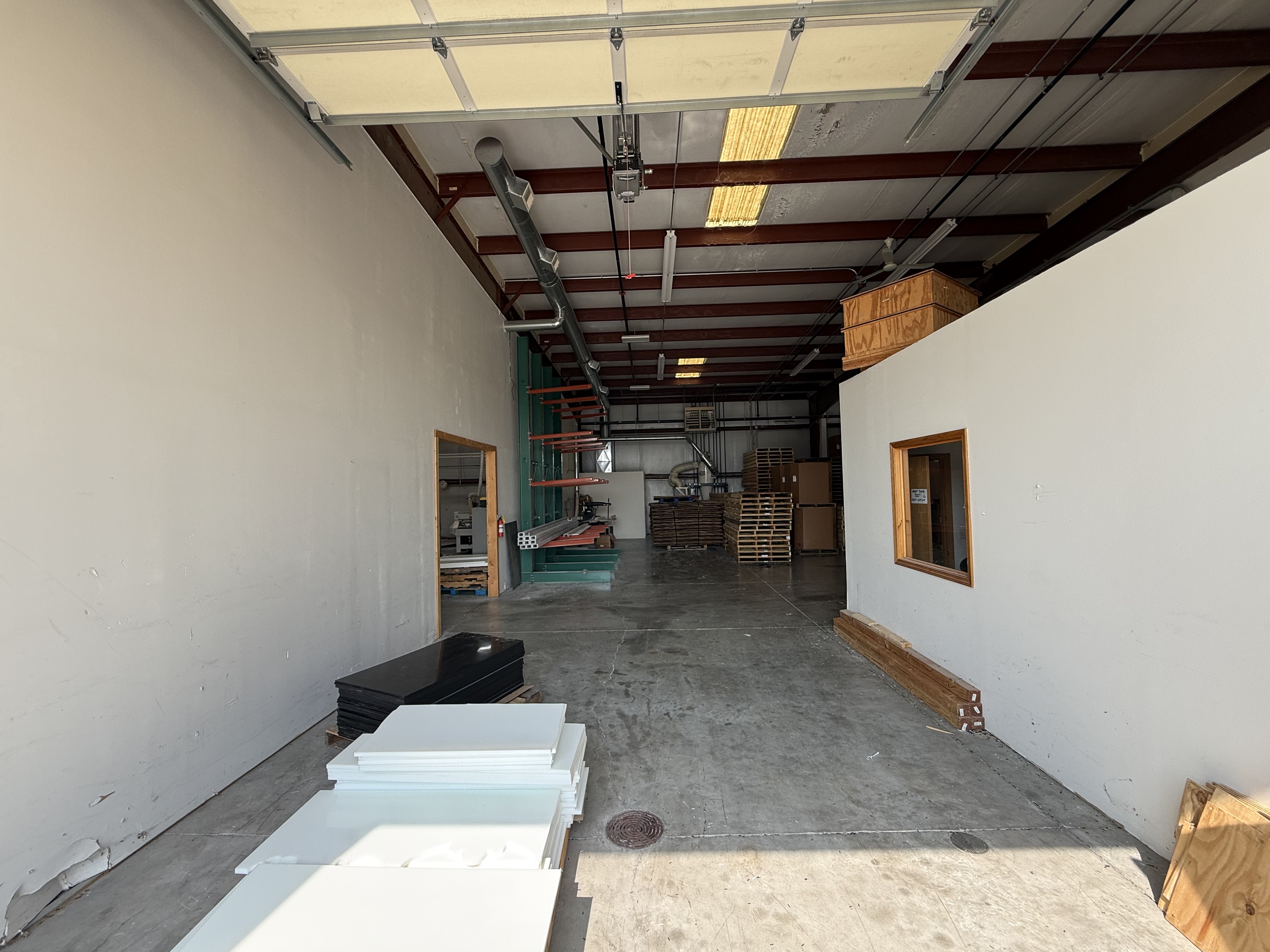 Unit F warehouse bay